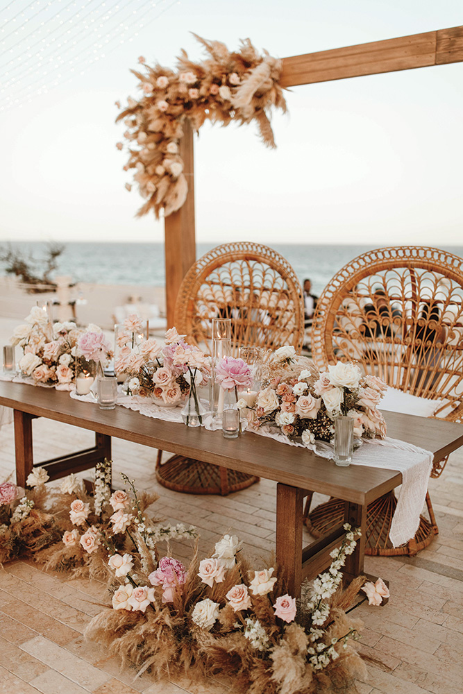 beach wedding ceremony