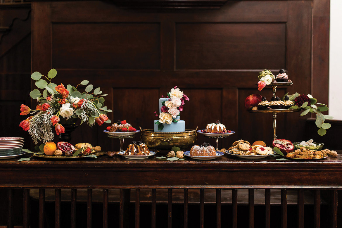 wedding dessert table