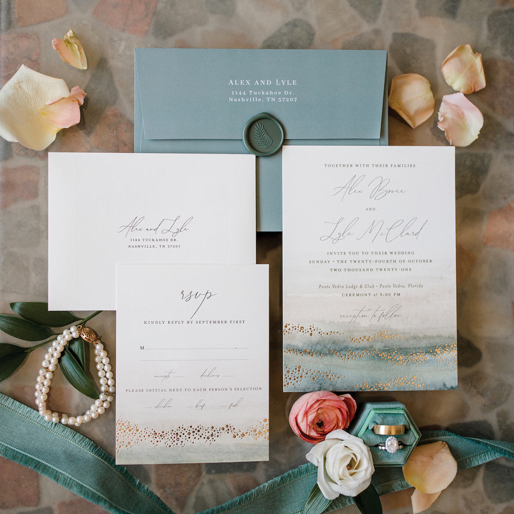 wedding invitation suite