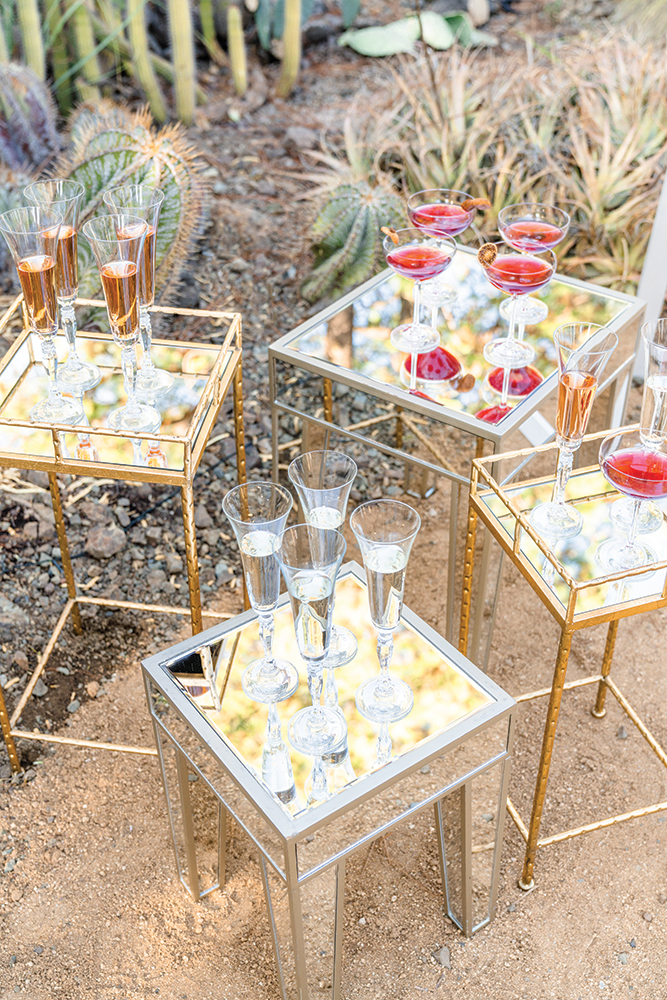 desert wedding cocktails