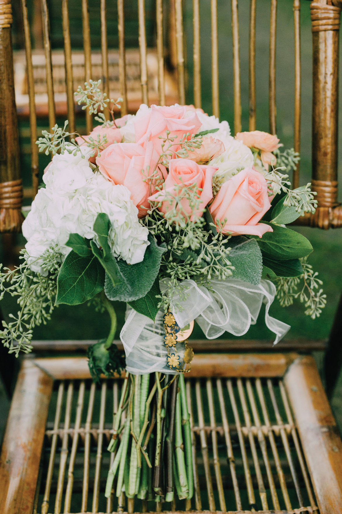 pink wedding bouquet