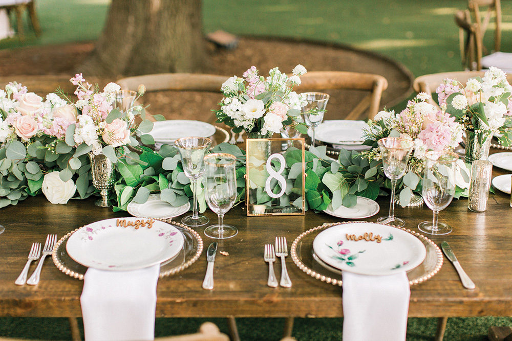 Wedding reception seating decor