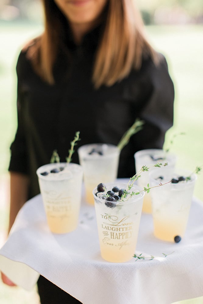 Wedding signature cocktails