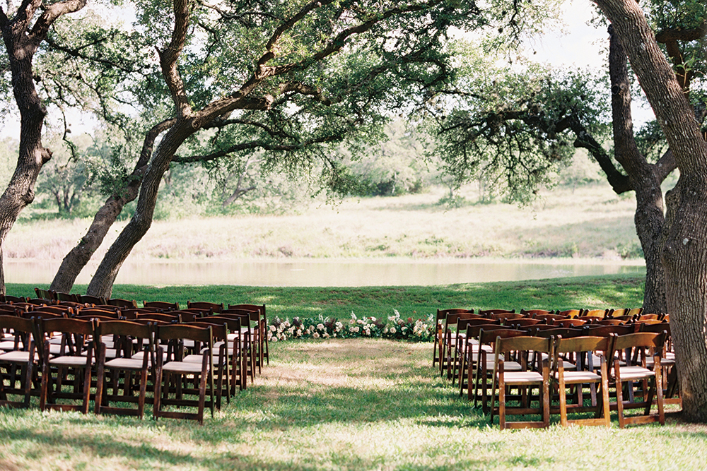 ranch wedding ceremony