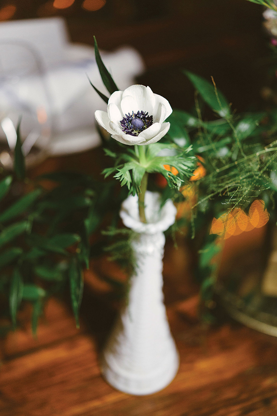 milk glass jar vase