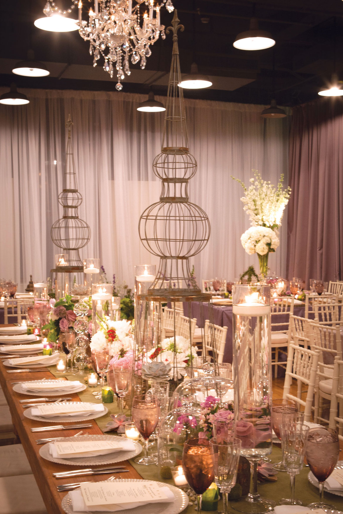 wedding reception decor