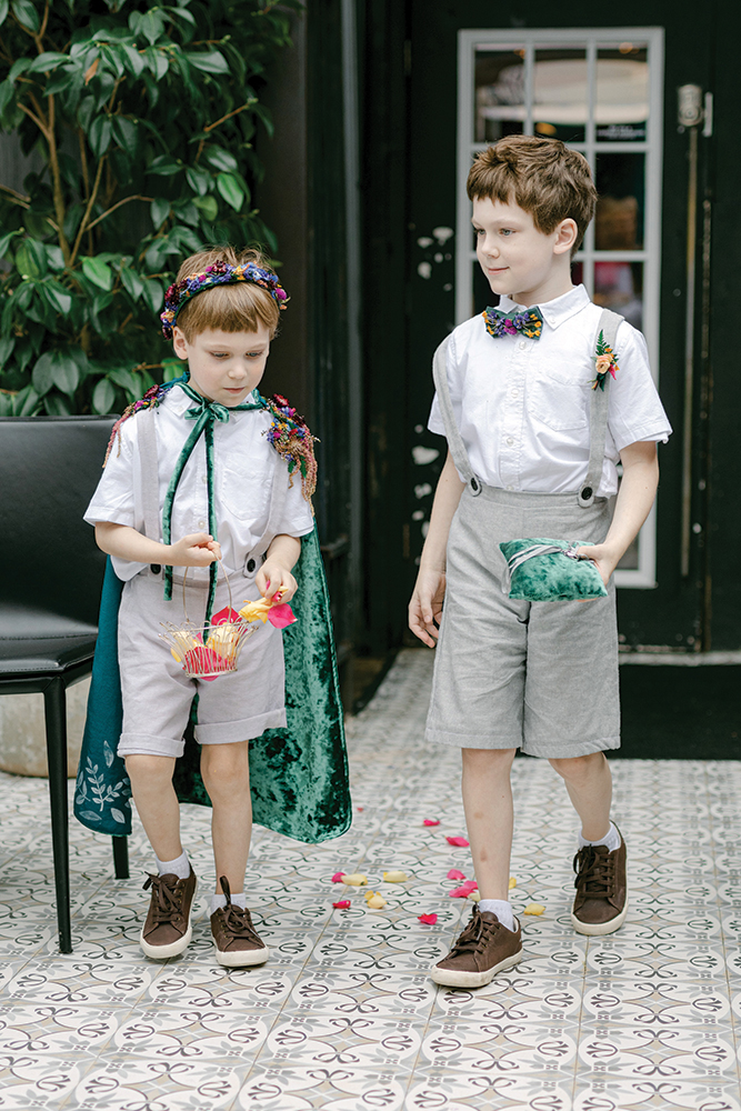 wedding flower children