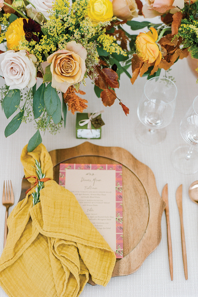 wedding place setting