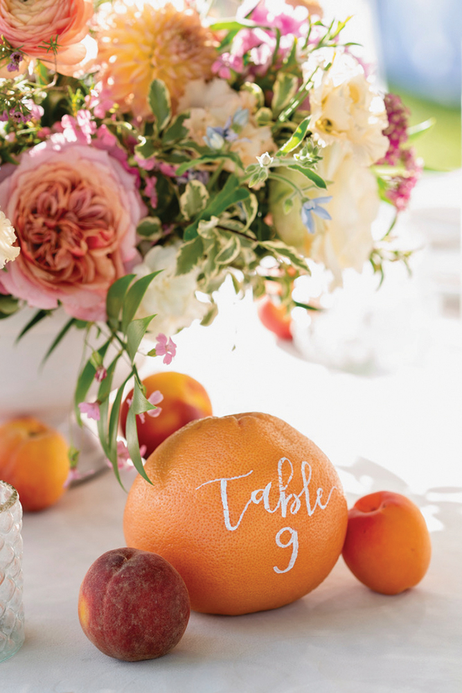 wedding table decor details