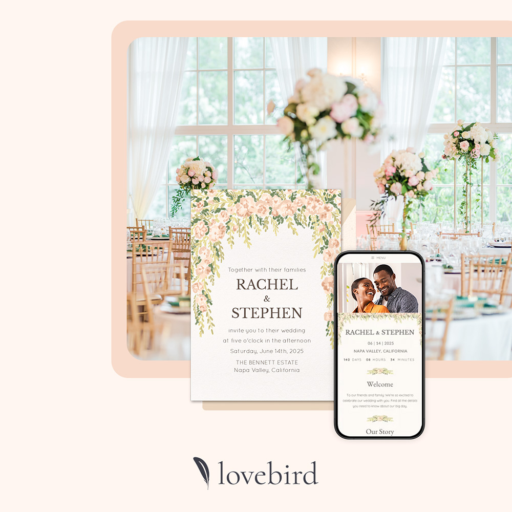 lovebird wedding website