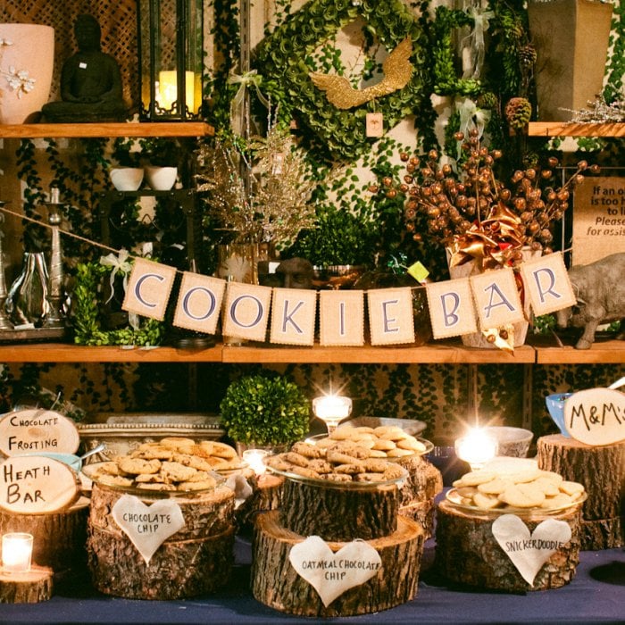 pittsburgh wedding cookie table