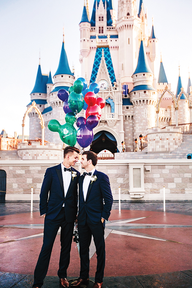 Wedding at Cinderella Castle in Disney World