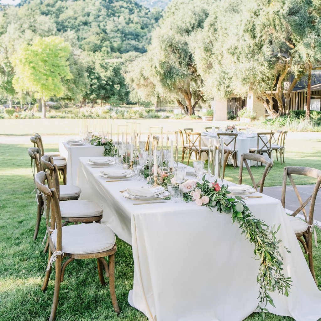 wedding reception table