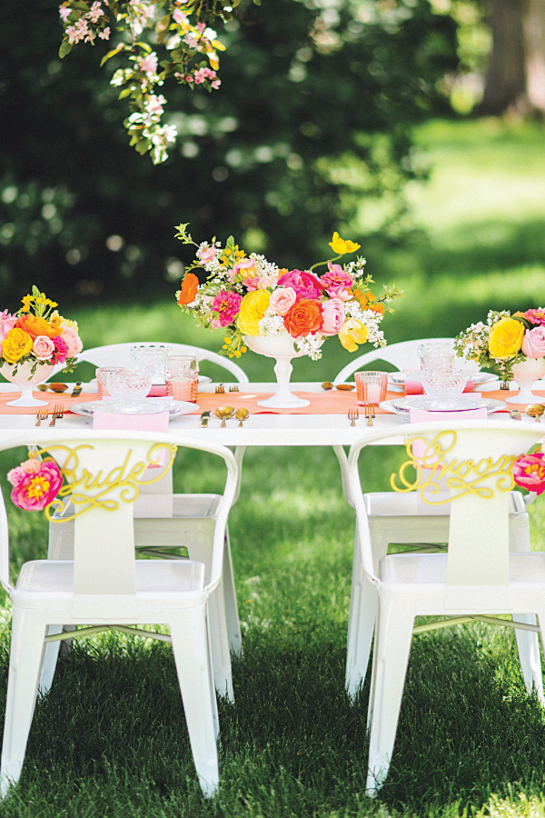 wedding table signs