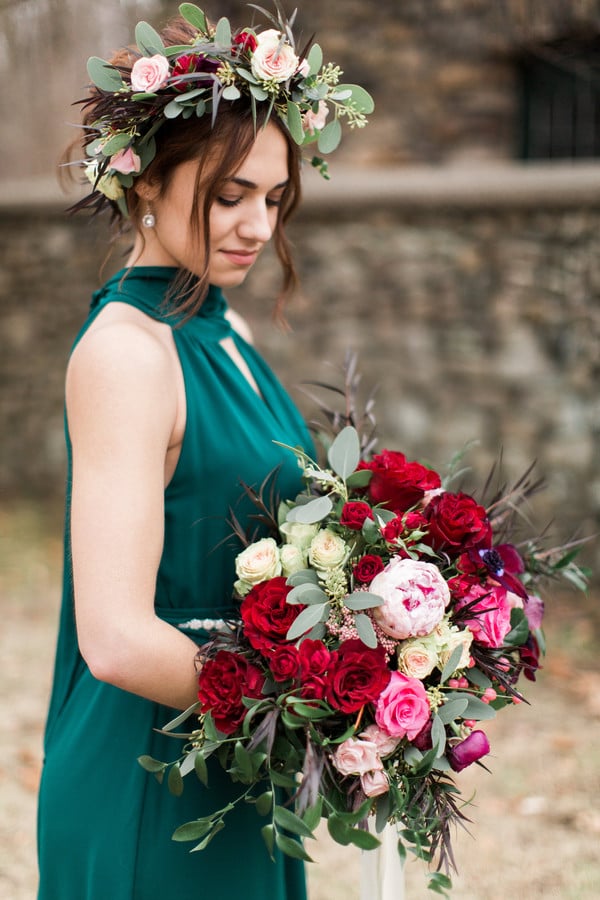 jewel tone wedding color palette