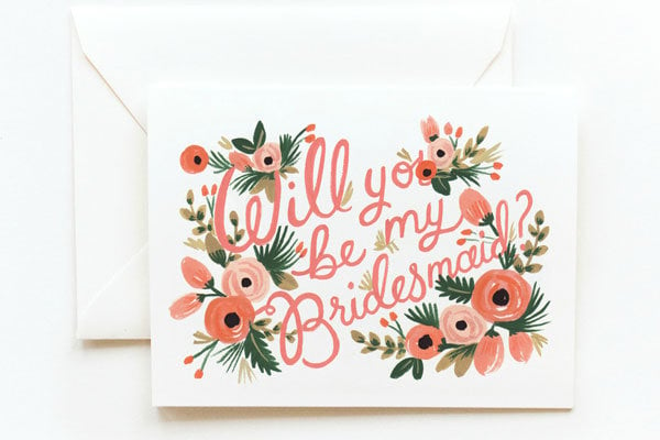 be my bridesmaid card