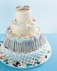 clam bake wedding cake by sweet lisa's exquisite cakes