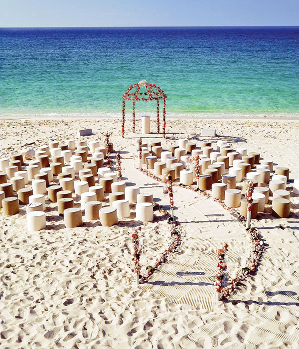 colin cowie wedding ceremony aisle