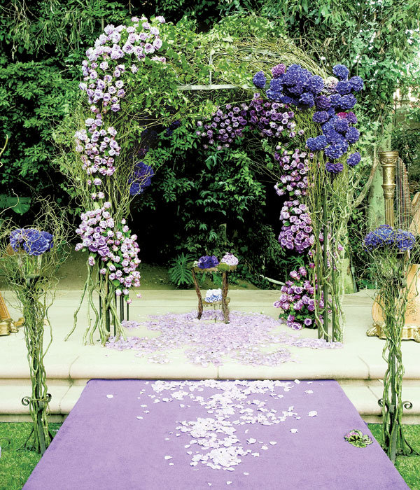 colin cowie wedding ceremony aisle