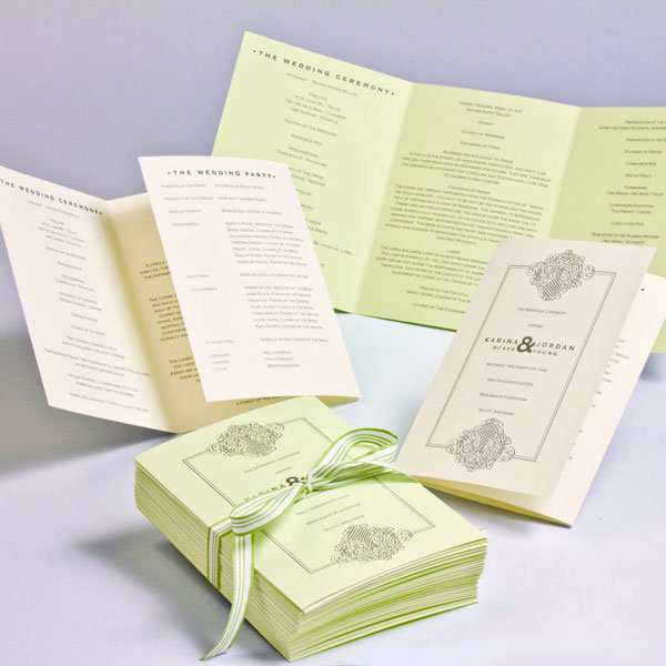 wedding ceremony programs