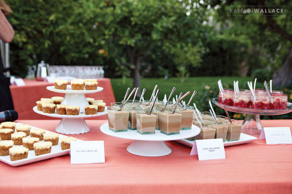 wedding dessert table