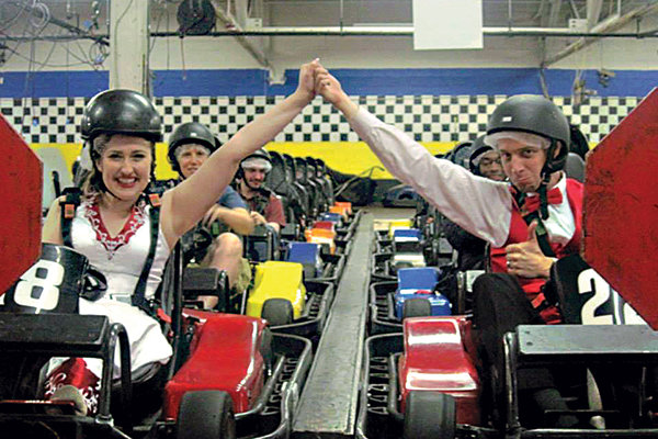 wedding go karts