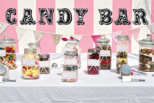 wedding candy bar