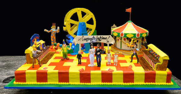 carnival grooms cake