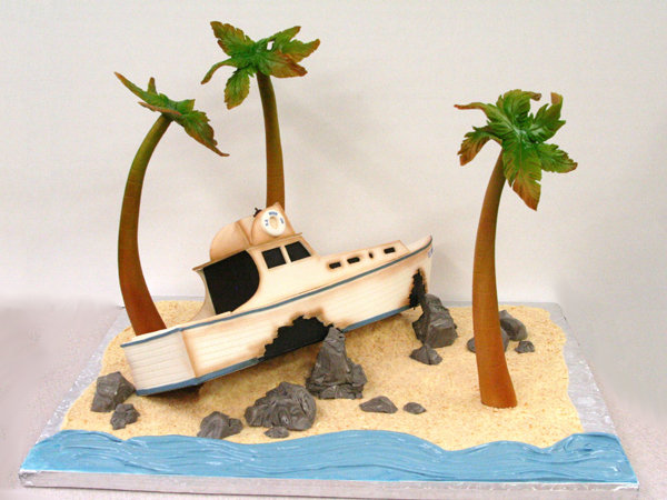 travel grooms cake