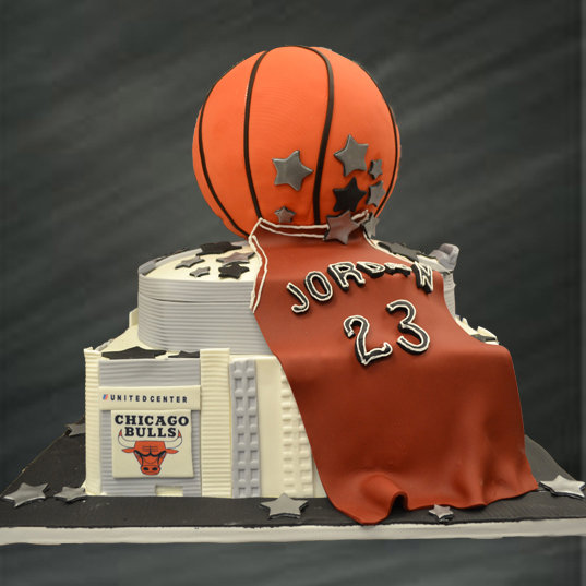 michael jordan chicago bulls grooms cake