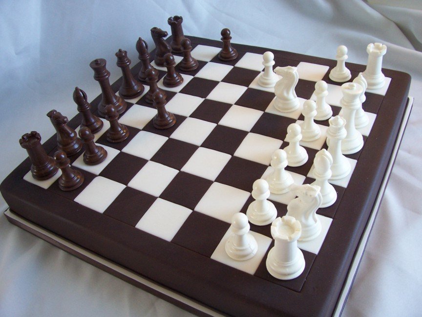 chess grooms cake