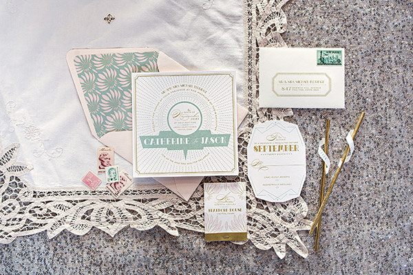 vintage wedding invitations