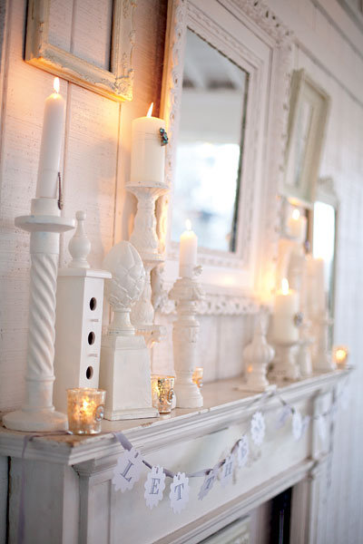 antique chic wedding decor