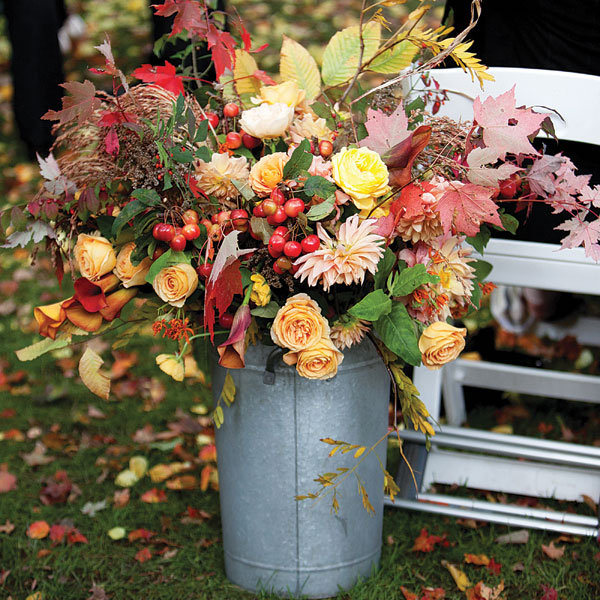 rustic wedding flowers