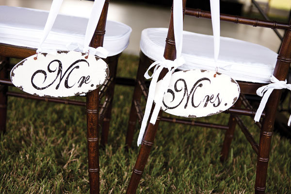 mr and mrs signs