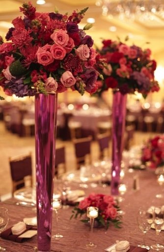 tall flower centerpiece 
