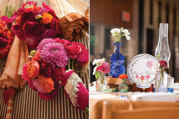 vintage centerpieces