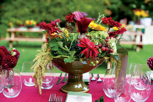 rustic wedding flowers