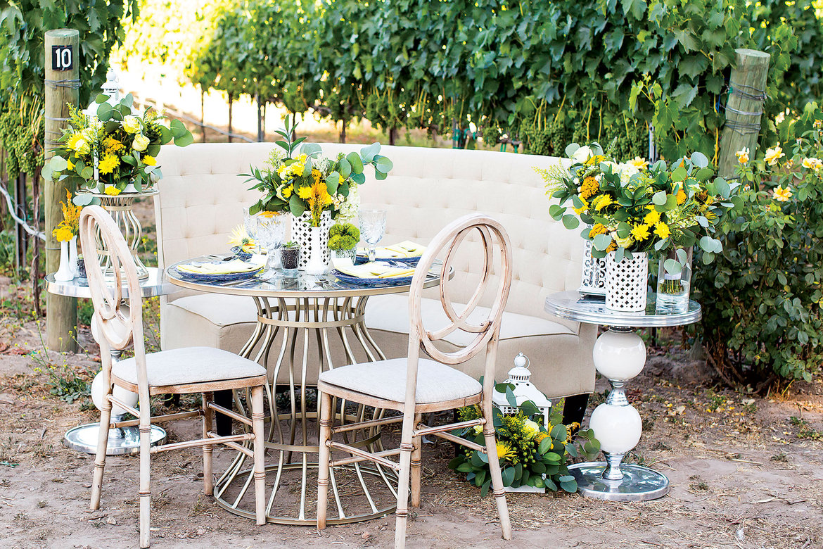 sunny yellow wedding inspiration