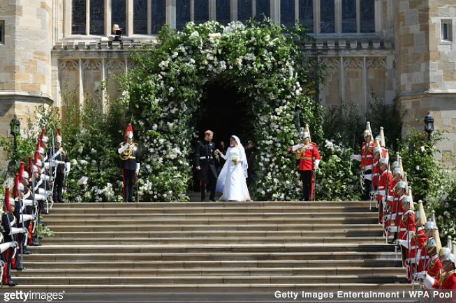 royal wedding exit 