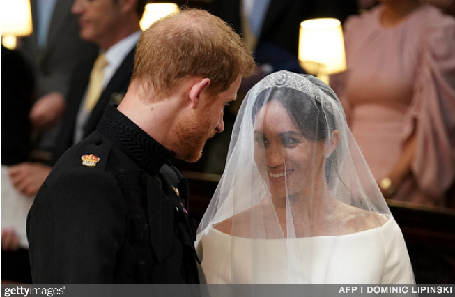 royal wedding prince harry and meghan markle at the altar