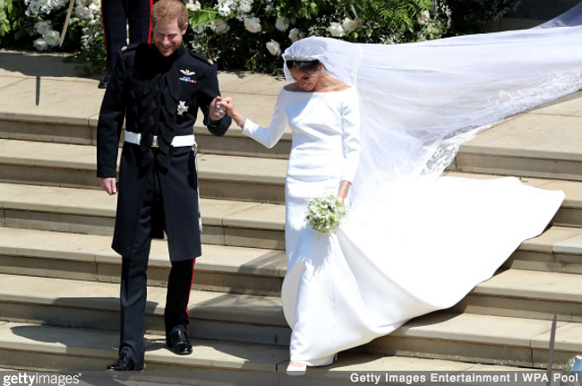 royal wedding exit 