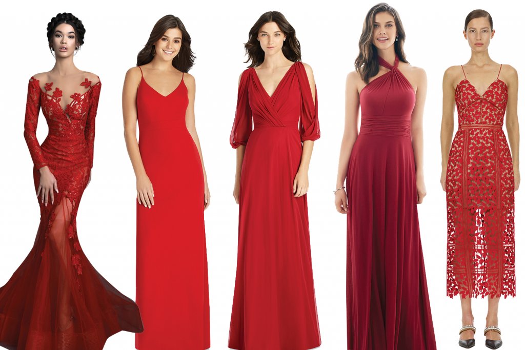 Red Hot Bridesmaid Dresses & Accessories BridalGuide