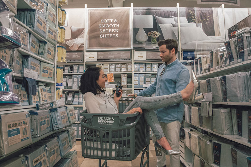 Couple Filling Out Wedding Registry