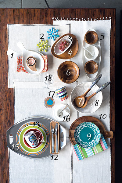 retro dinnerware