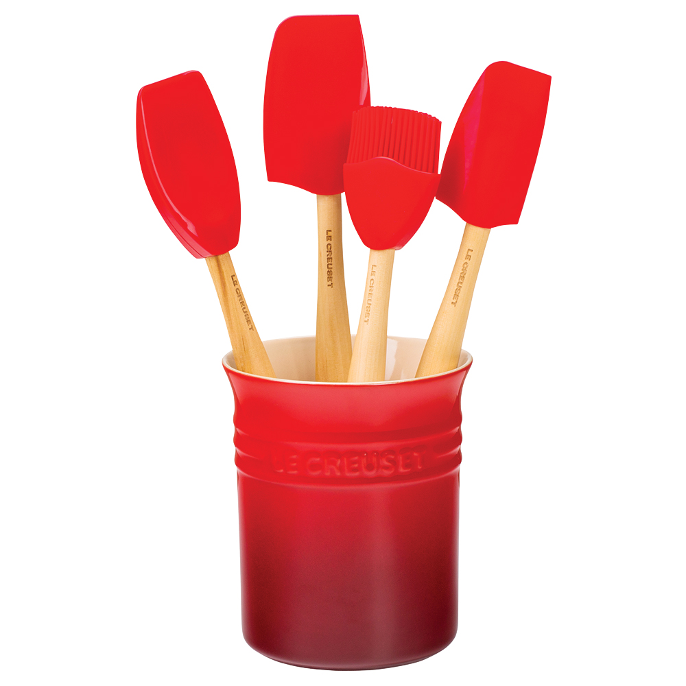 Le Creuset Craft Series 5-Piece Utensil Set with Crock