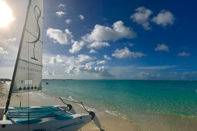 the somerset boat on beach