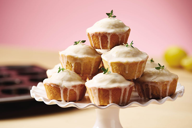 lemon thyme cakes