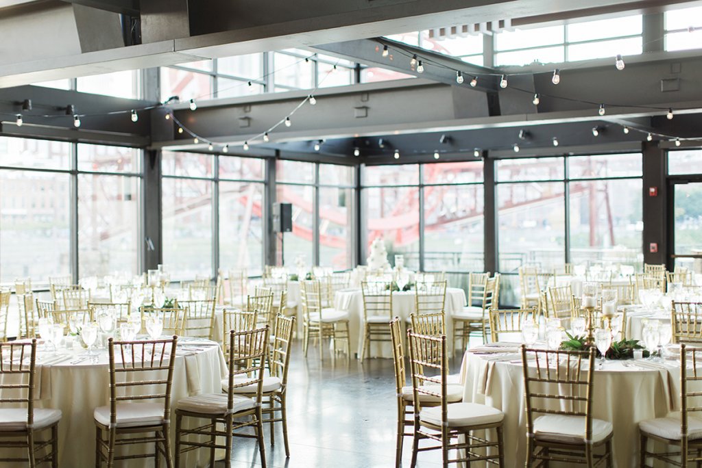 Wedding reception at the Bridge Building in Nashville