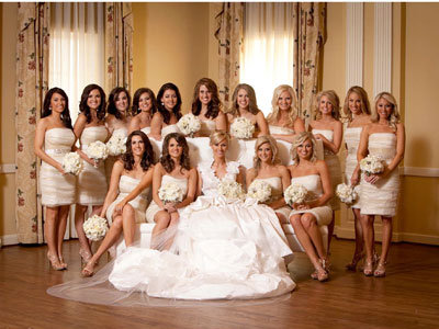 Candice Crawford and bridesmaids